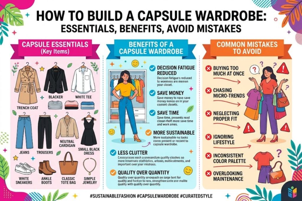 How To Build a Capsule Wardrobe: Essentials, Benefits, Avoid Mistakes