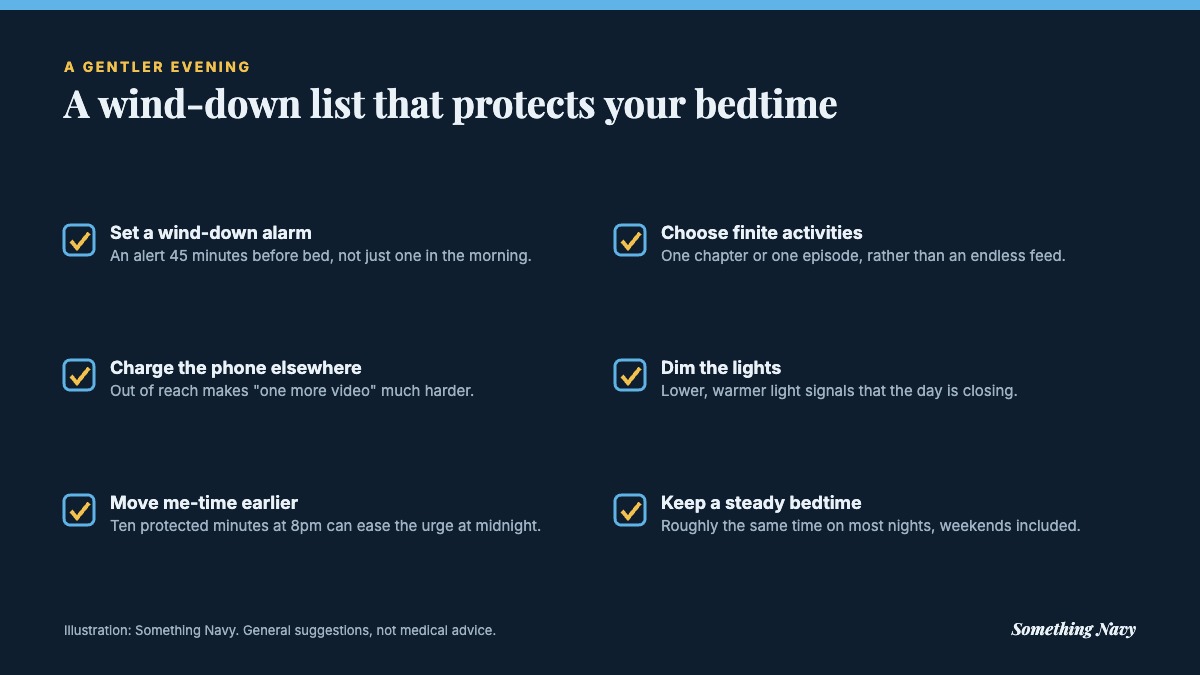 Checklist: six wind-down habits that protect your bedtime